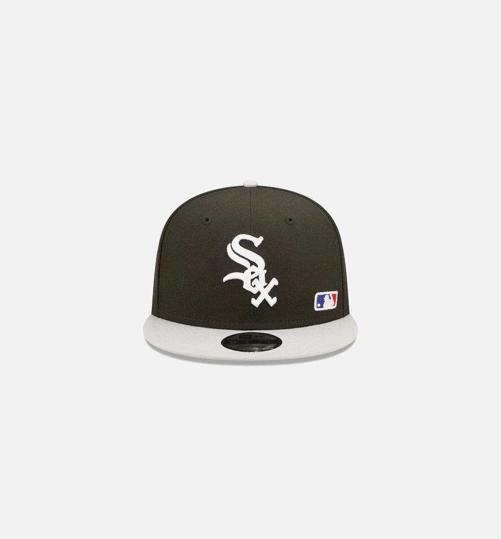 Chicago White Sox Backletter Arch 9FIFTY Snapback Mens Hat Black