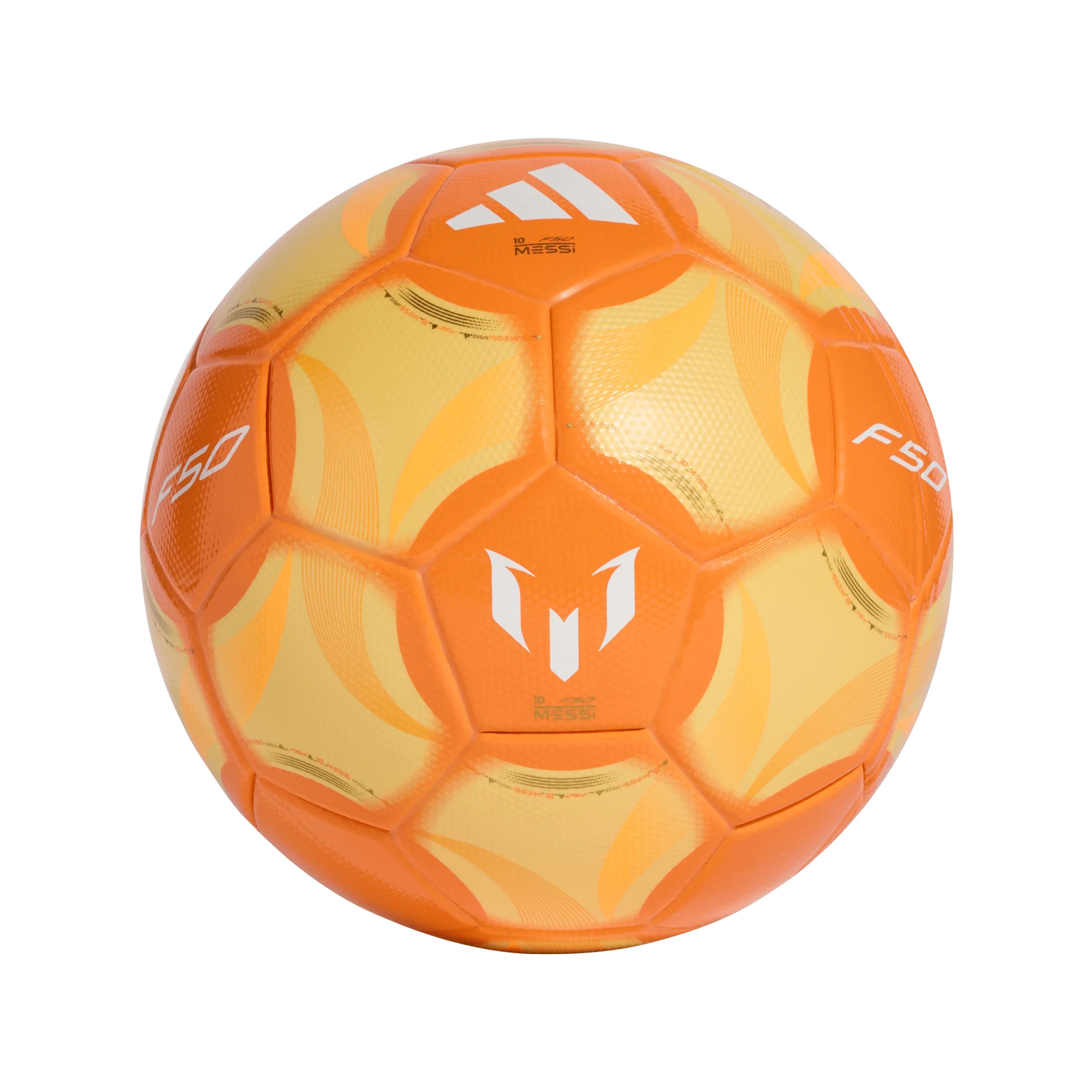 adidas Messi League Soccer Ball Orange White