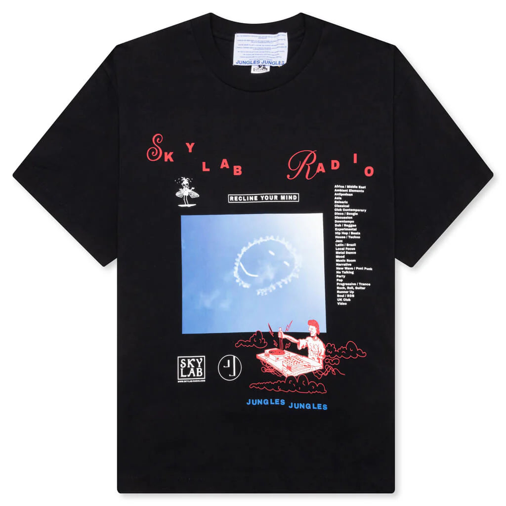 Skylab Radio Smile Tee Black