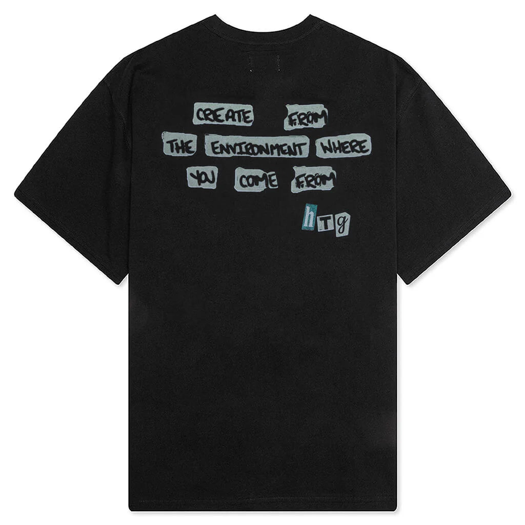 Start To Finish Tee Black