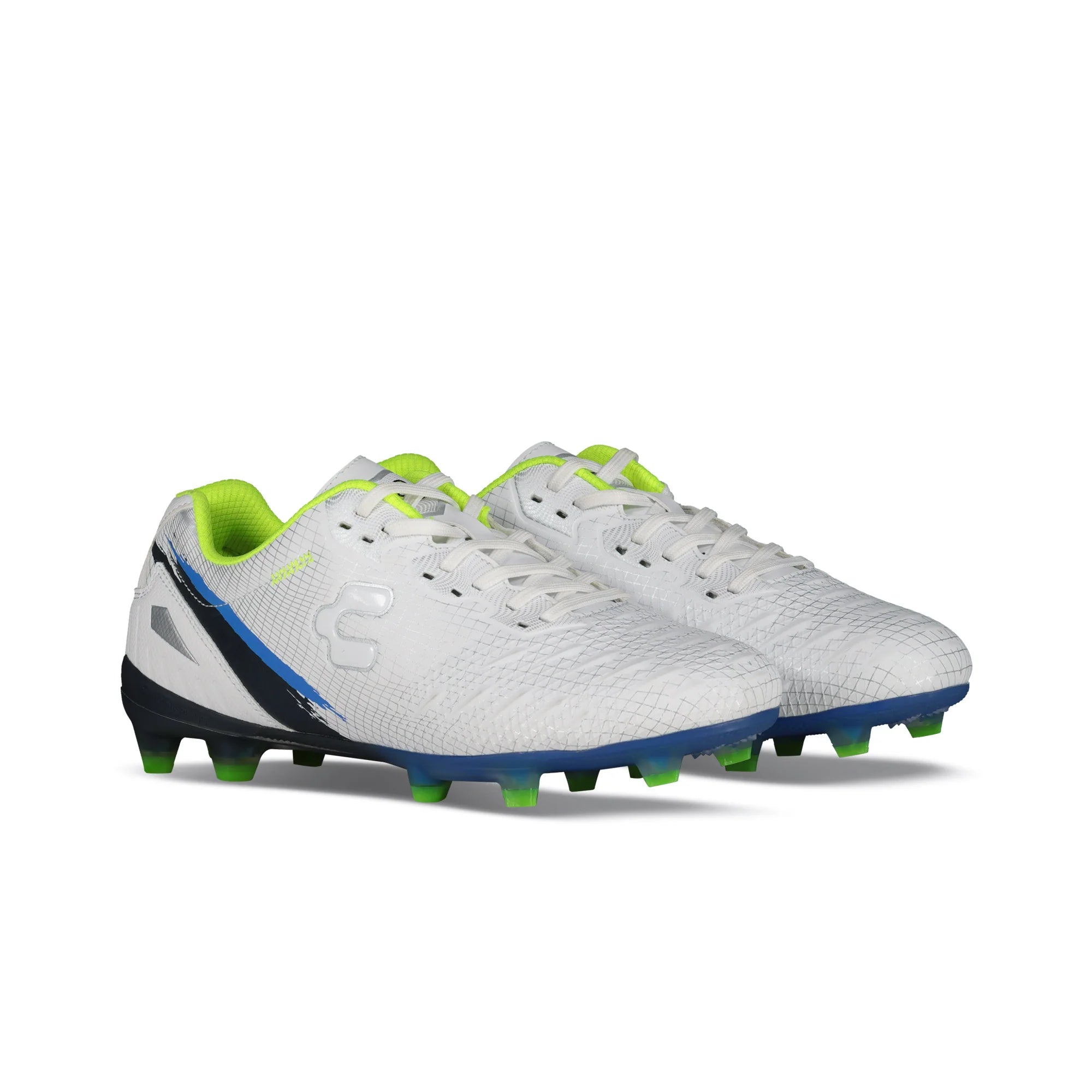 Charly Hotcross 40 Firm Ground White Blue
