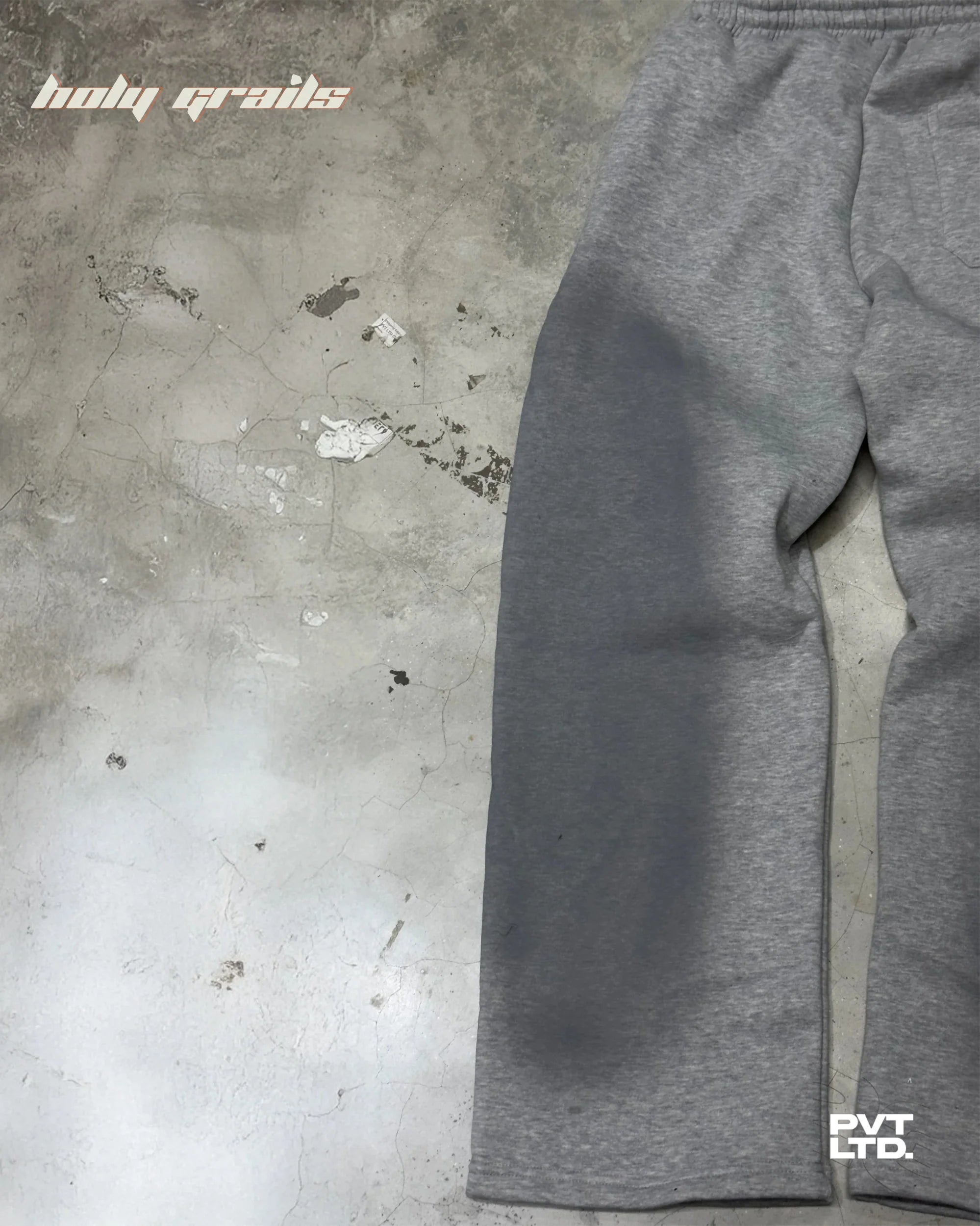 Pvt Grey Spray Track Pants HG x Pvt Ltd
