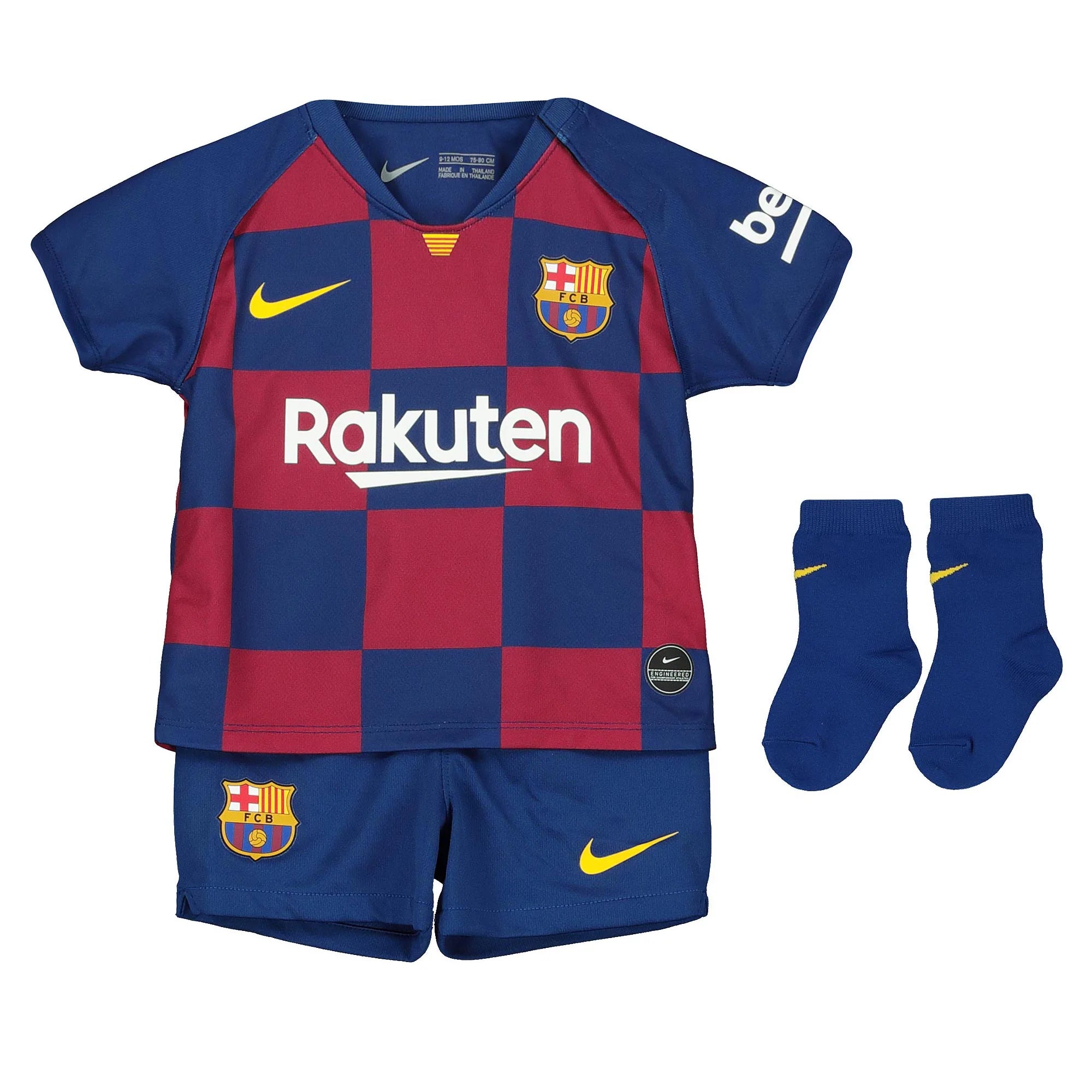 Nike Kids Barcelona Home Mini Kit LT 14 Blue Red