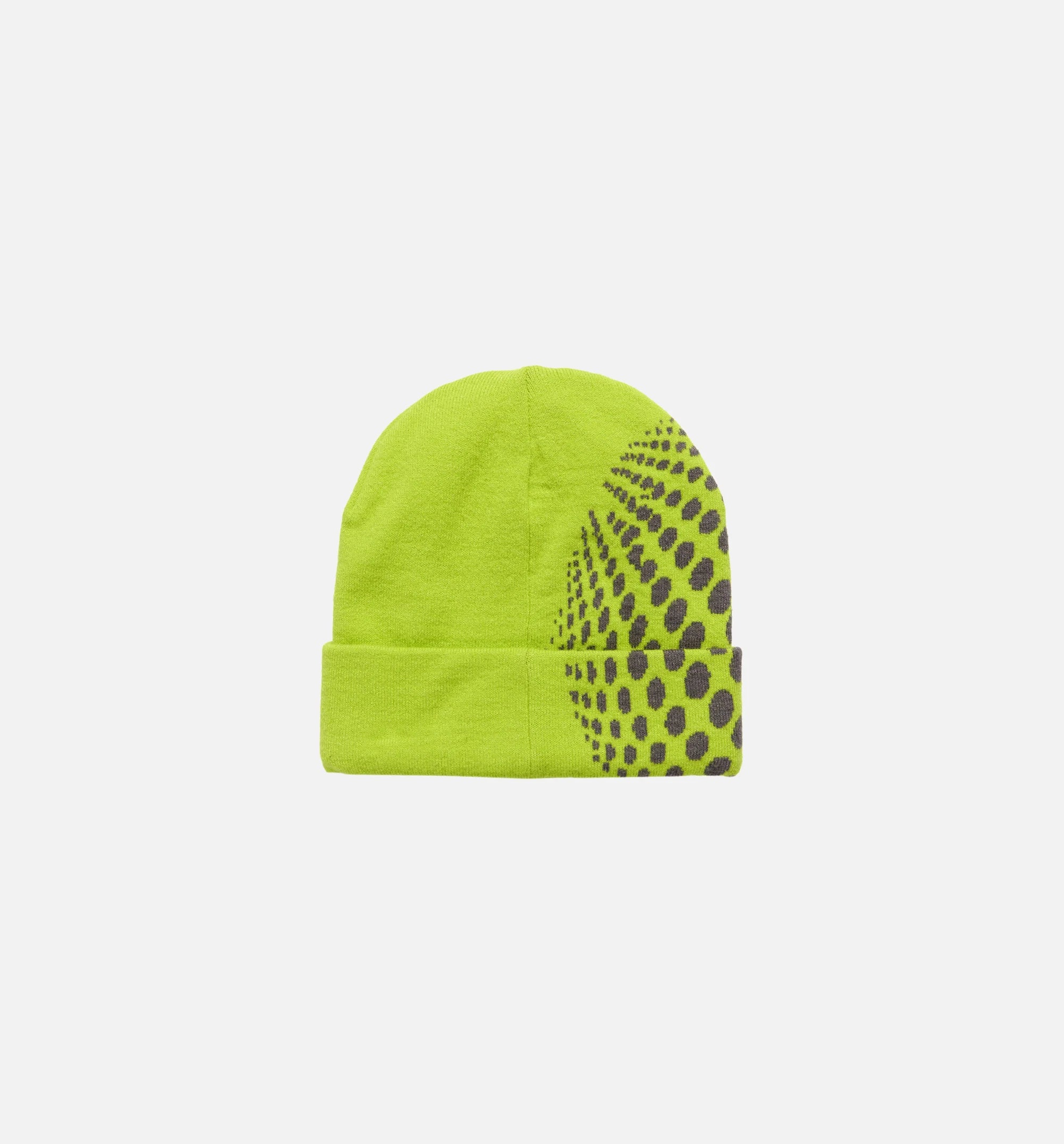 Studio Orbit Fold Over Mens Beanie Green