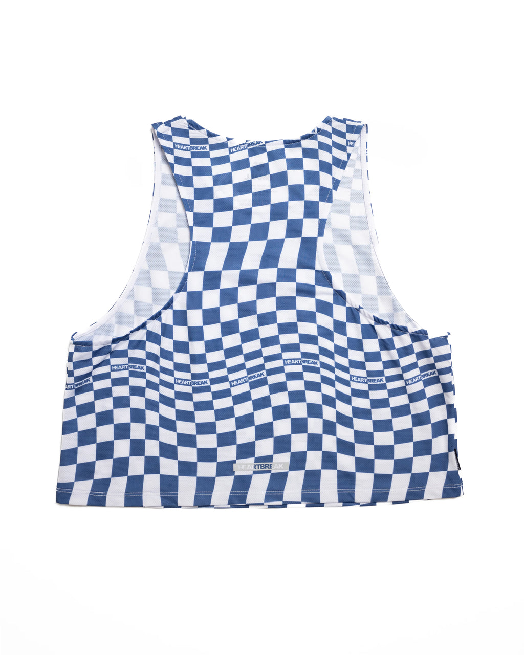 Heartbreak Womens Warped Checkerboard Crop