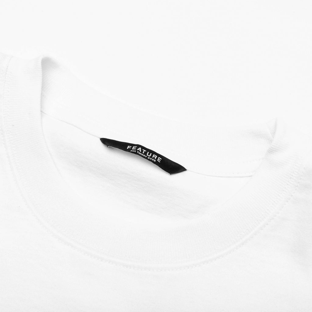 Script Tee Optic White