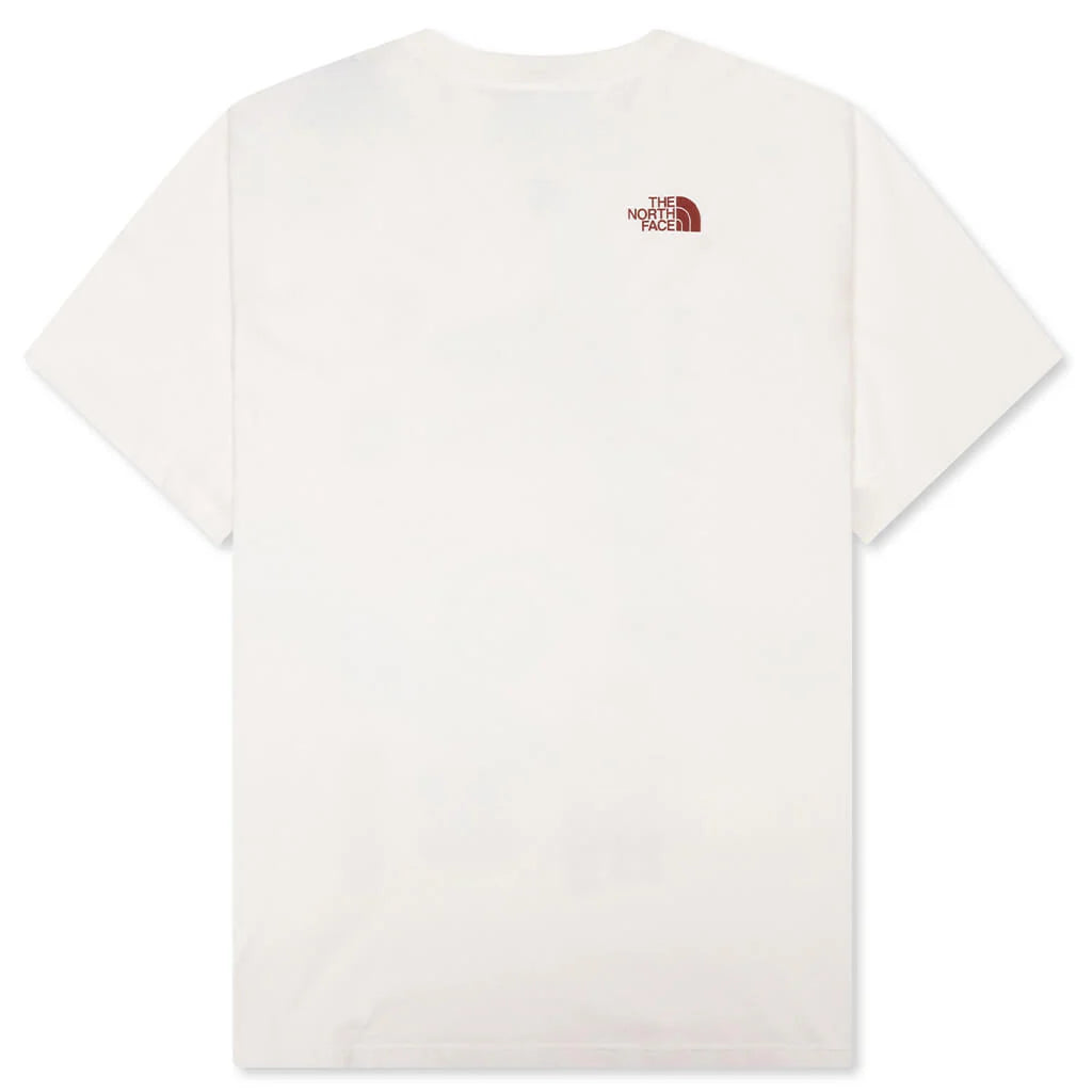 Indigo Illusion Regular S S Tee White Dune