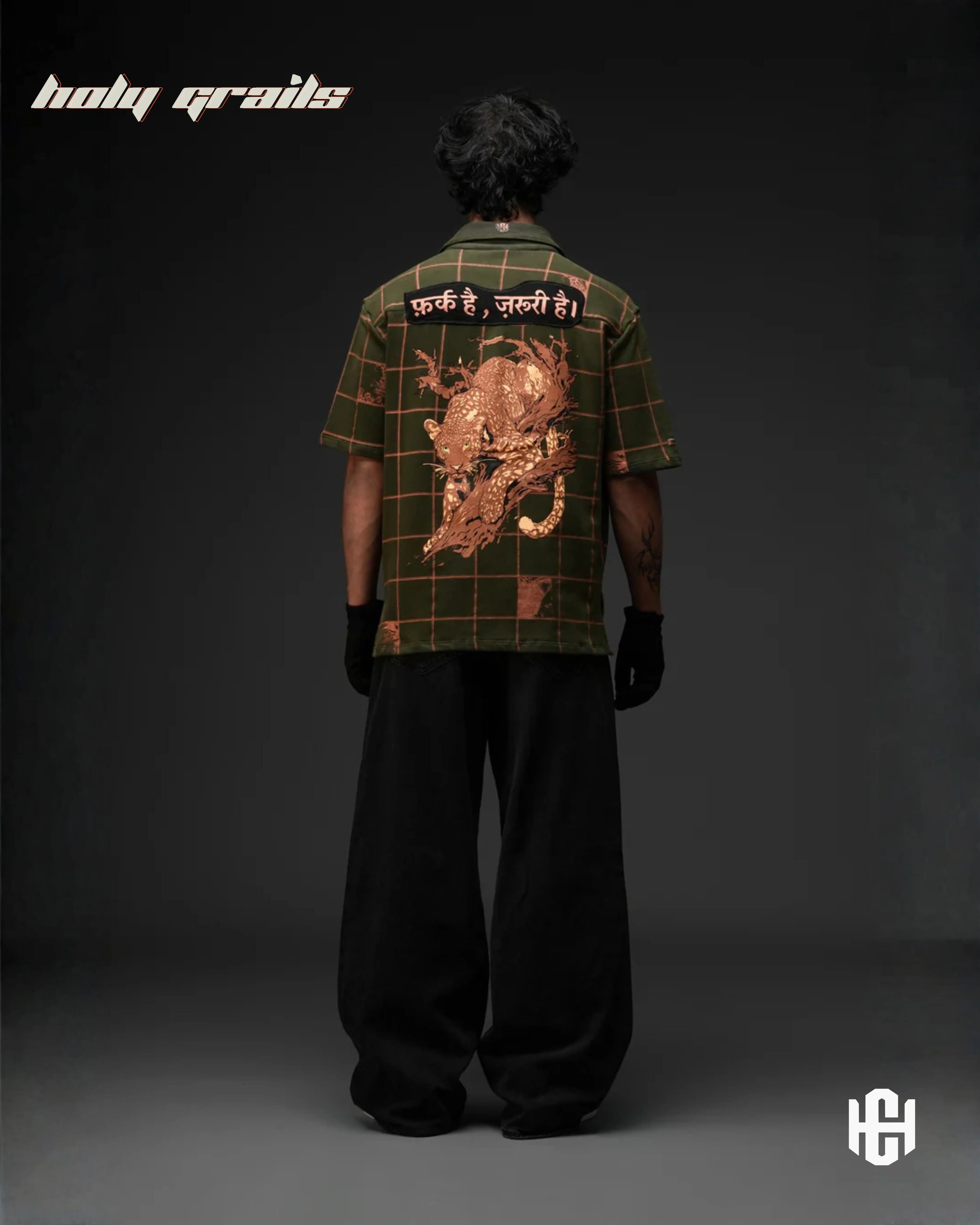 The Faraq Olive Green Shirt HG x Charactr