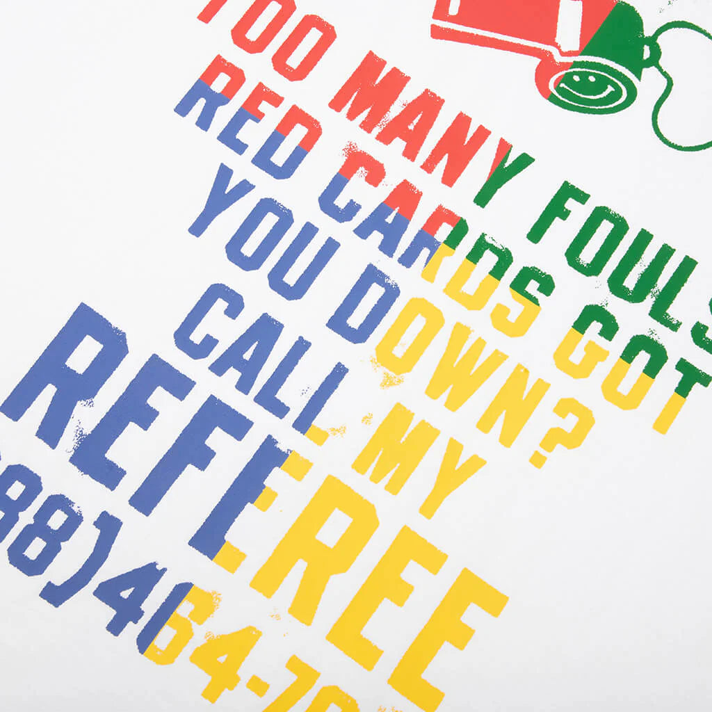 Smiley Foul Play T Shirt White