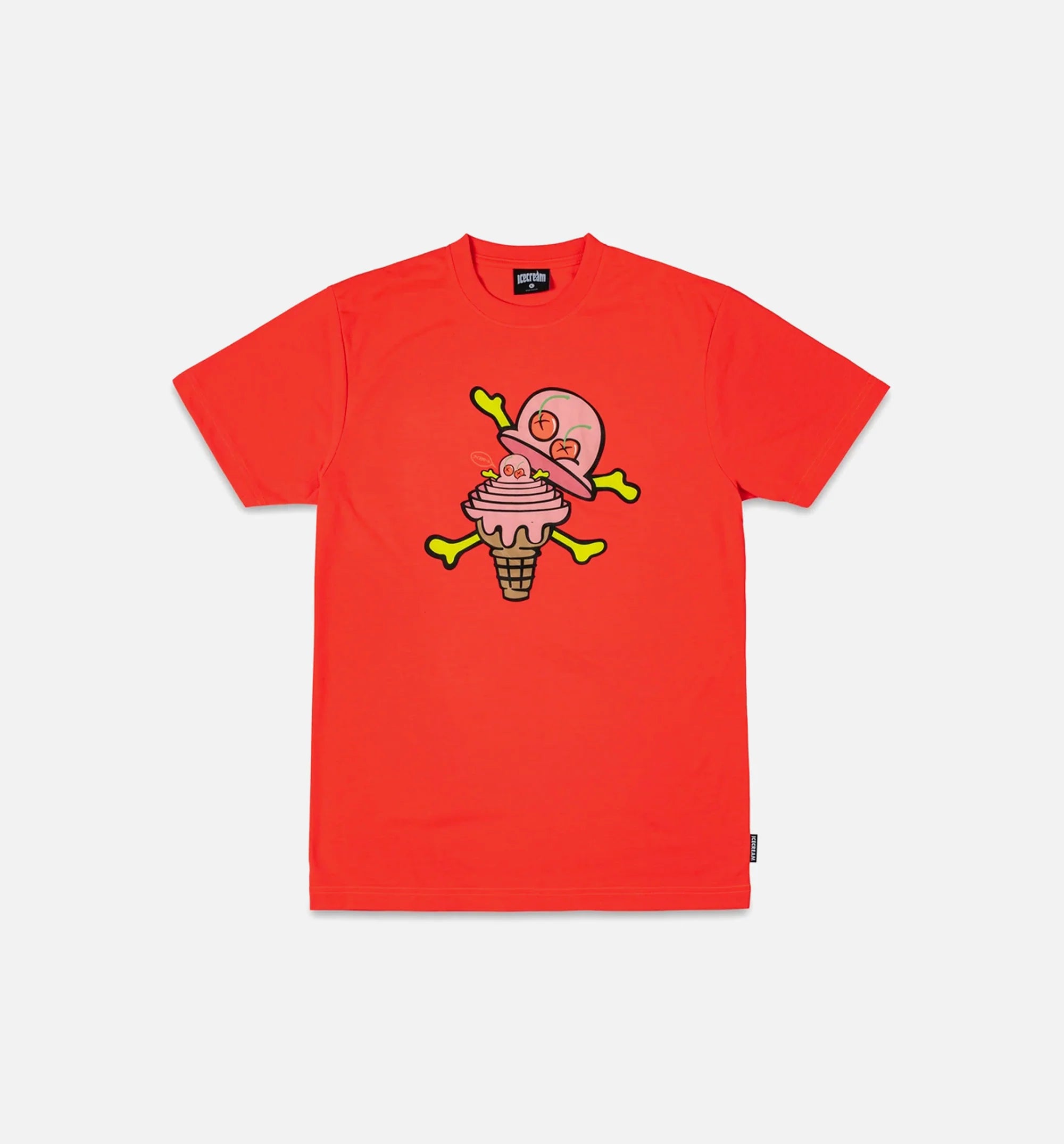 Nesting Short Sleeve Tee Mens T Shirt Red Pink