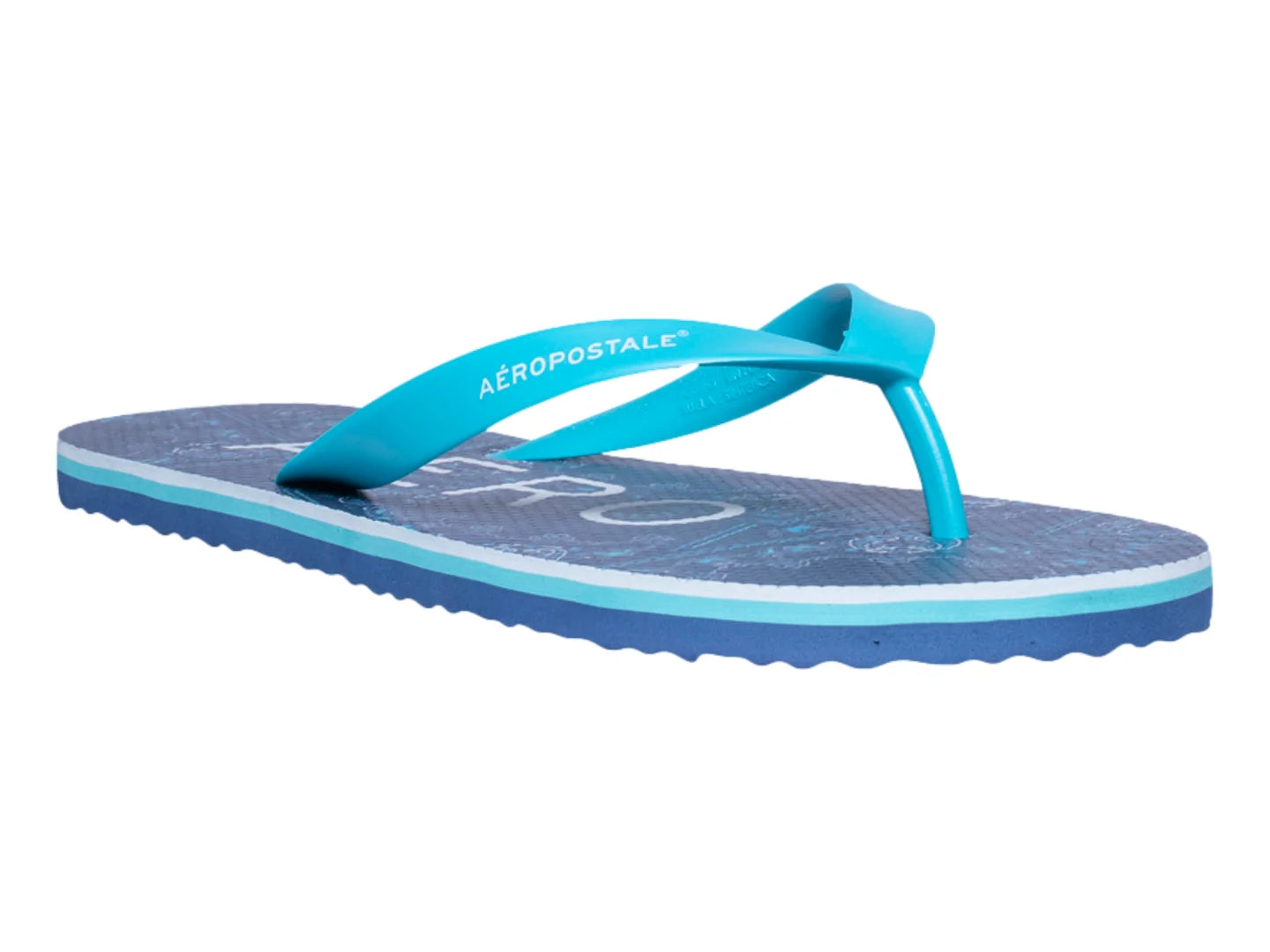 Sandalias Aeropostale Azul Marino y Celeste para Hombre