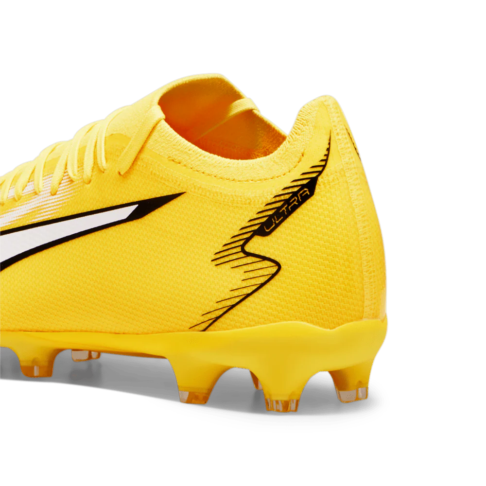 PUMA Ultra Match FG AG Multi Ground Cleats Yellow White Black