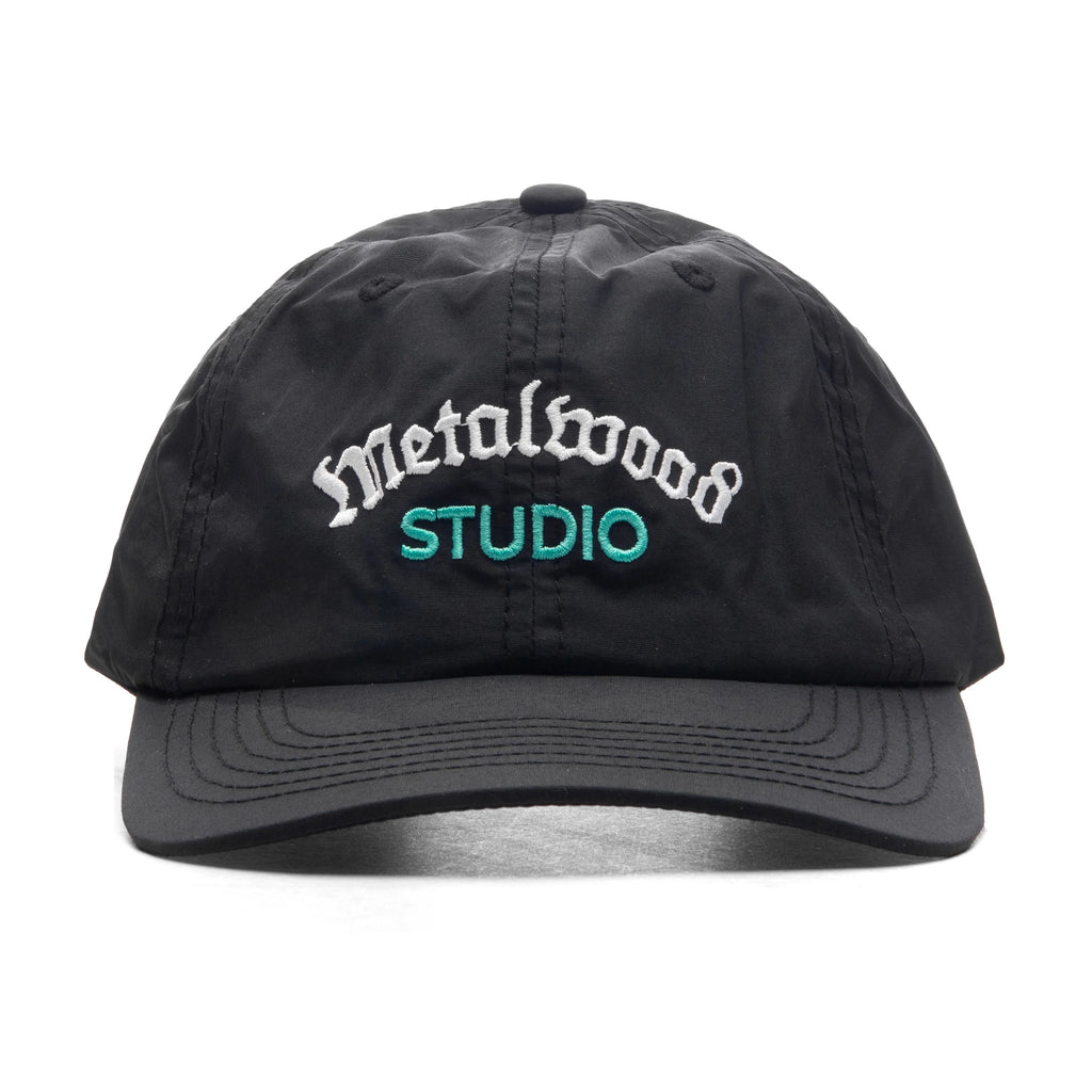 Medieval 6 Panel Strapback Hat Black