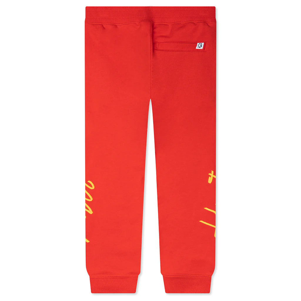 Kids BB Space Rodeo Sweatpants Poppy Red