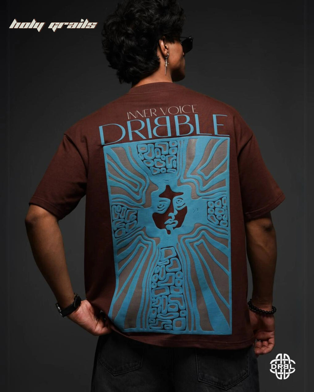 Elevated Echos Mocha Brown Tee HG x DRBL