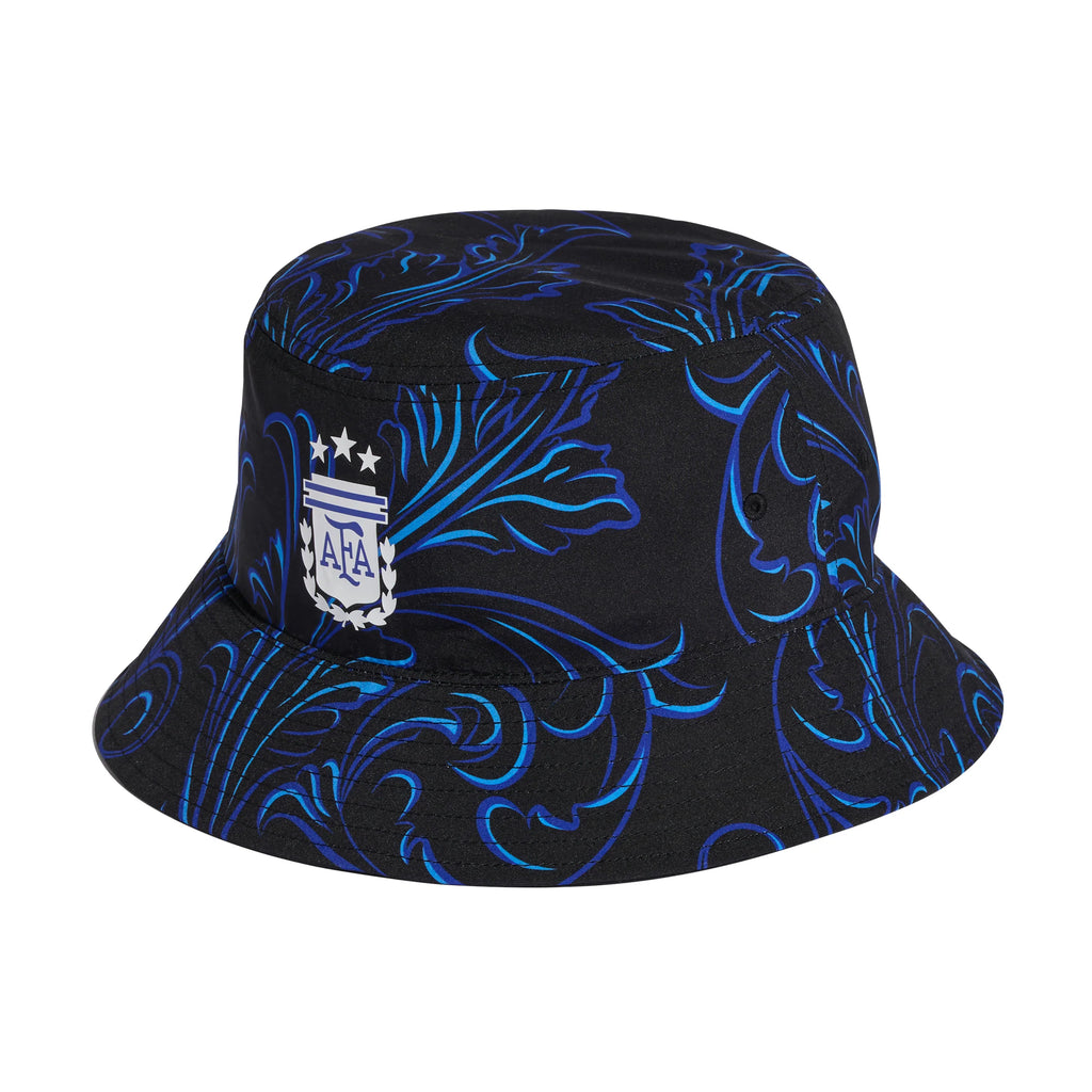 adidas Argentina Soccer Bucket Hat 2026 Black Blue White