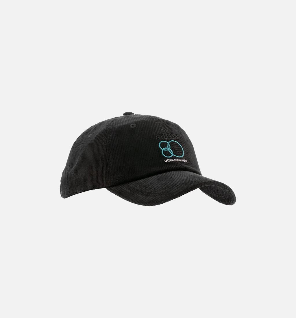 80 International Strapback Hat Black