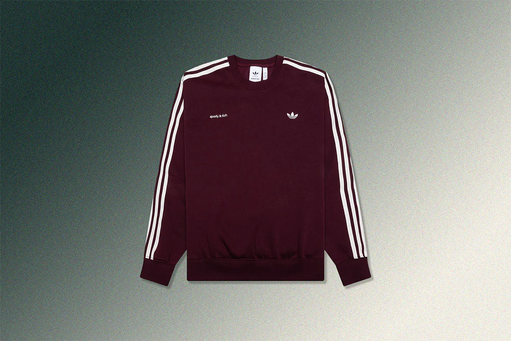 Adidas x Sporty Rich Sweatshirt Maroon