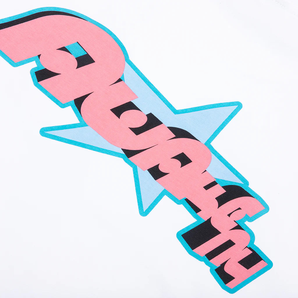 Star A S S Tee White