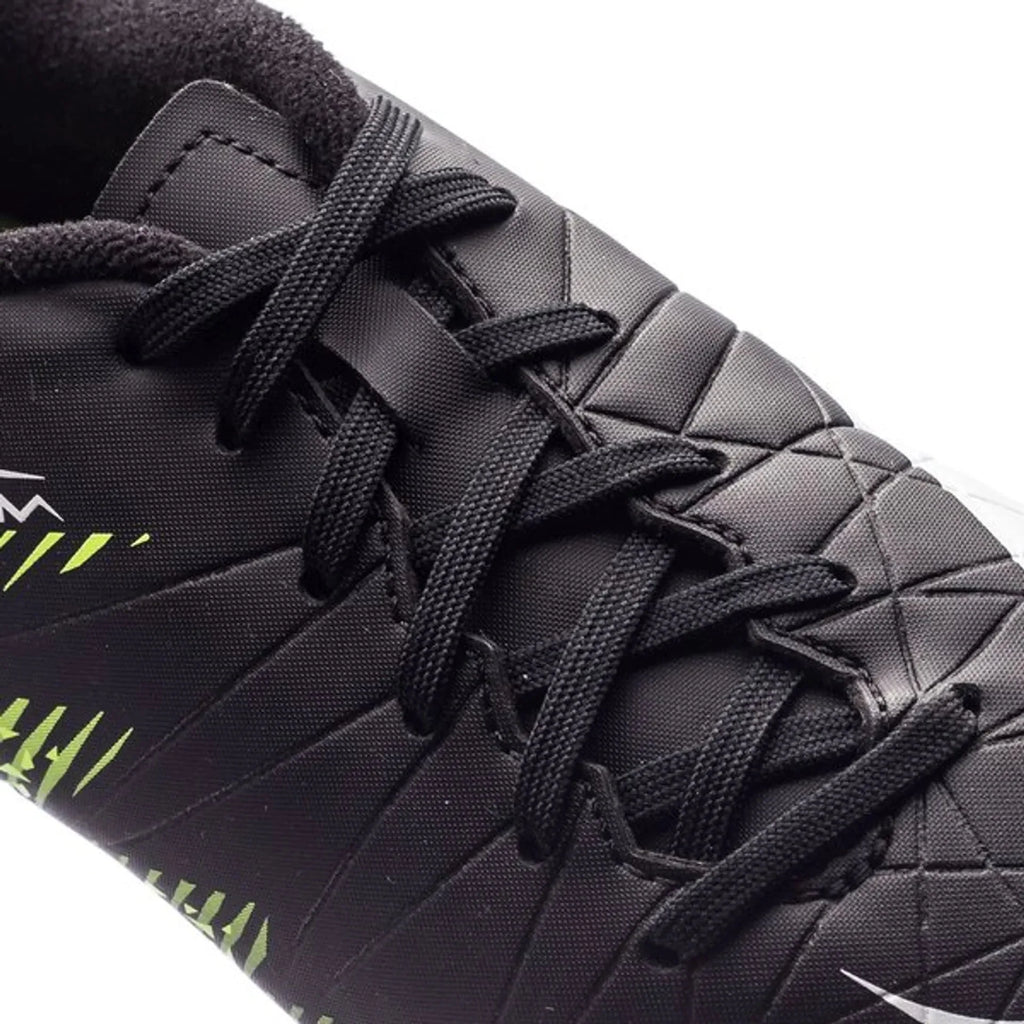 Nike JR Hypervenom Phelon II FG Soccer Cleats Black White Volt