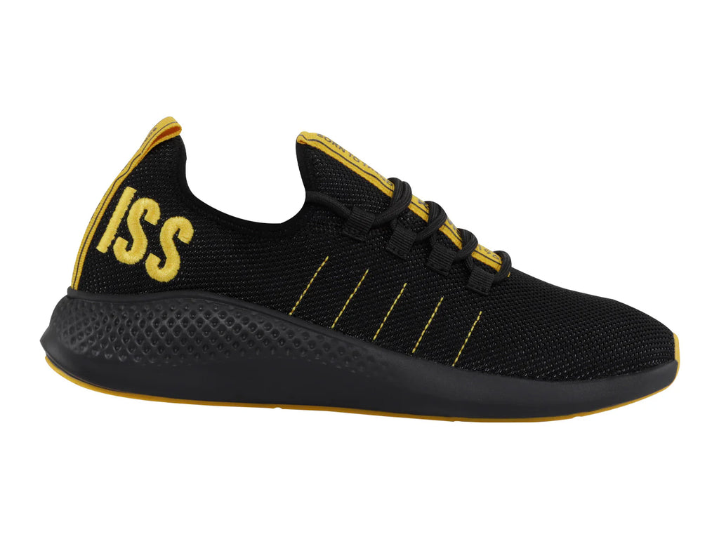 Tenis K Swiss New Flanagan Negro con Amarillo para Hombre