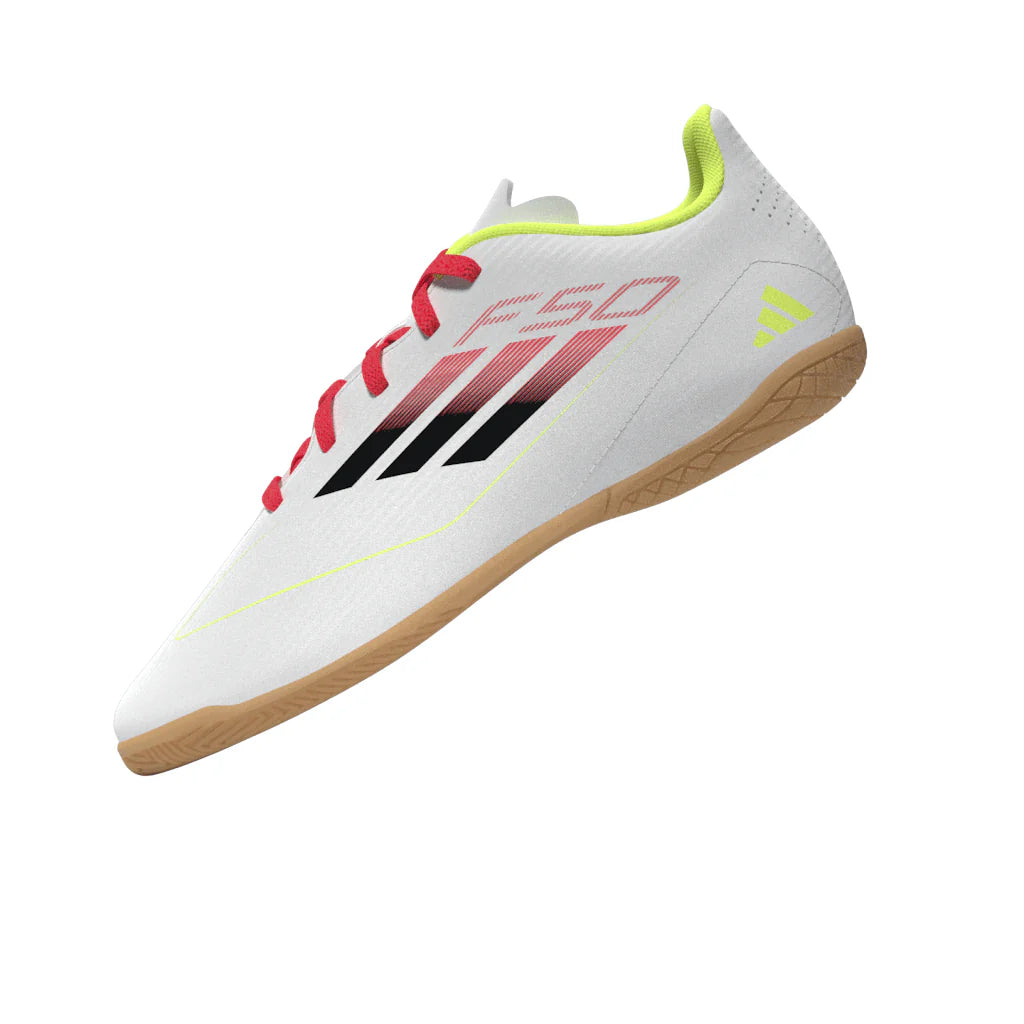 adidas F50 Club Indoor Boots Kids White Black