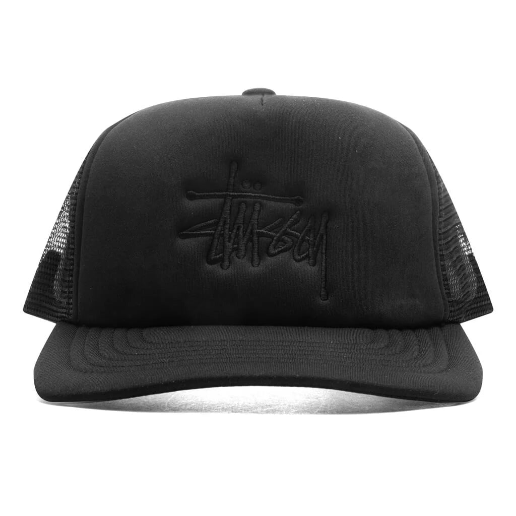 Big Basic Trucker Cap Shadow Black