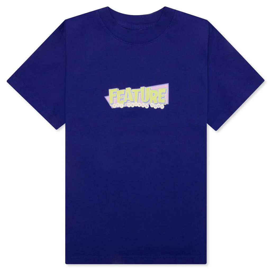 Kids Retro Tee Cobalt Blue