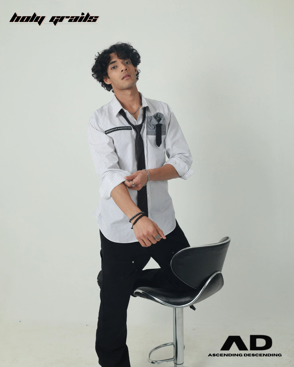 Pocket Square Striped Shirt HG x AD
