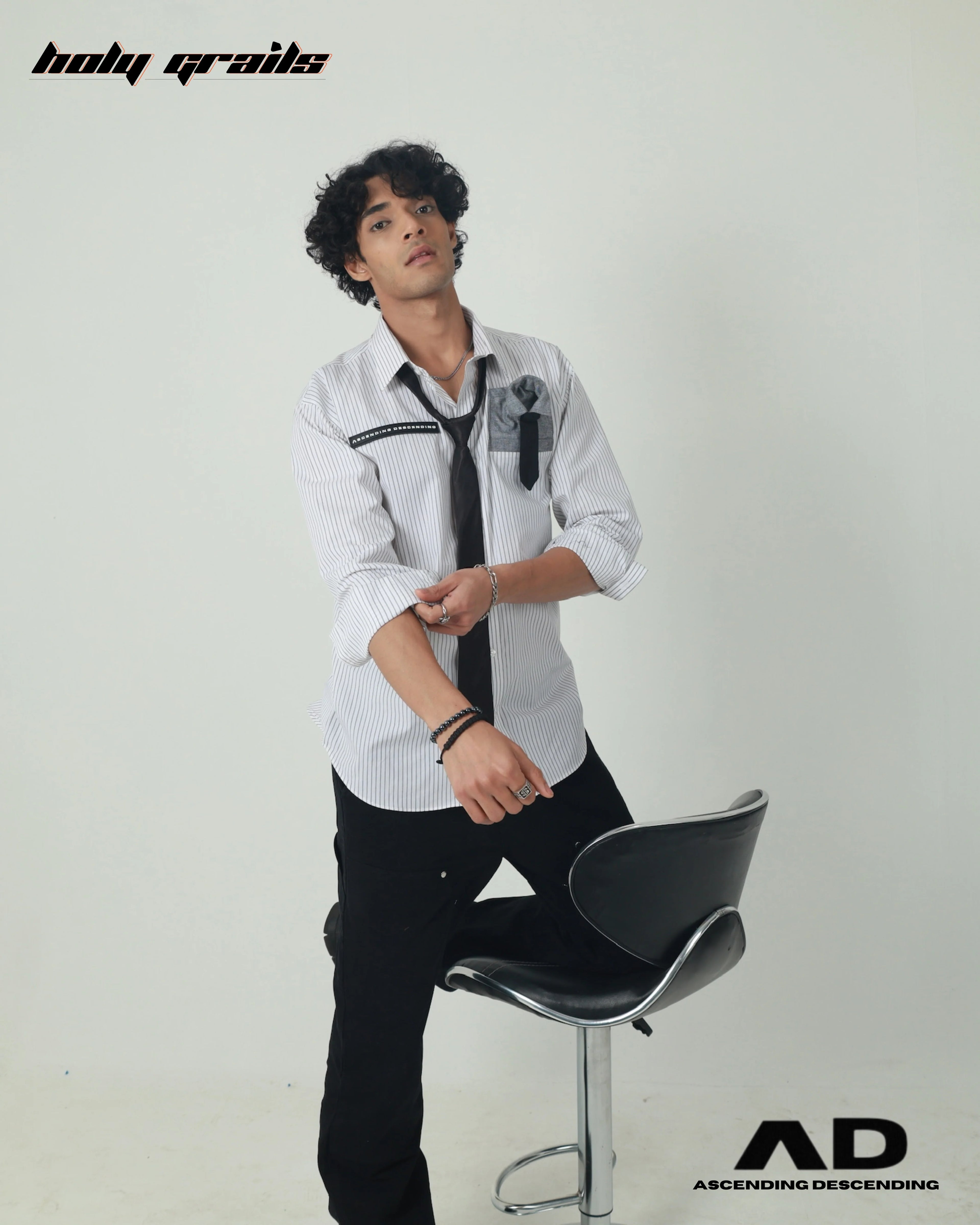 Pocket Square Striped Shirt HG x AD