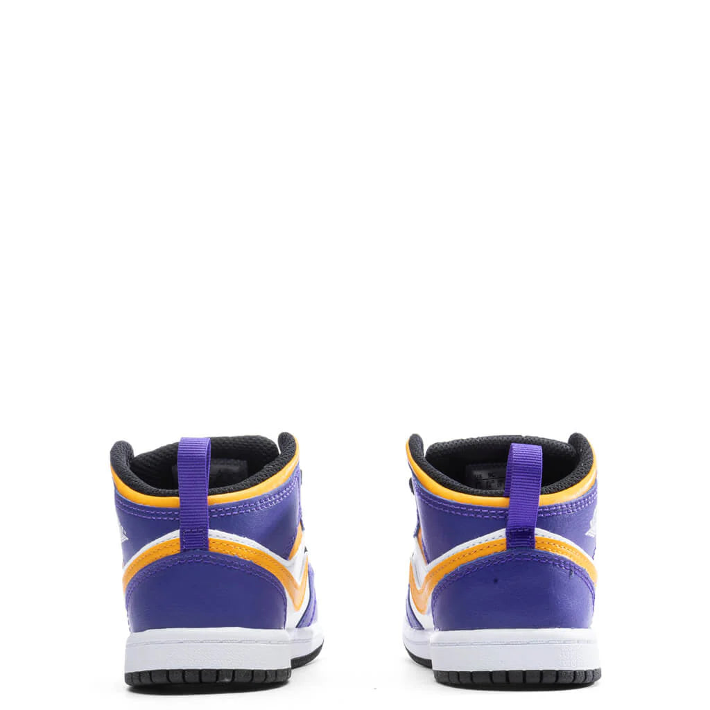Air Jordan 1 Mid TD Dark Concord Taxi White