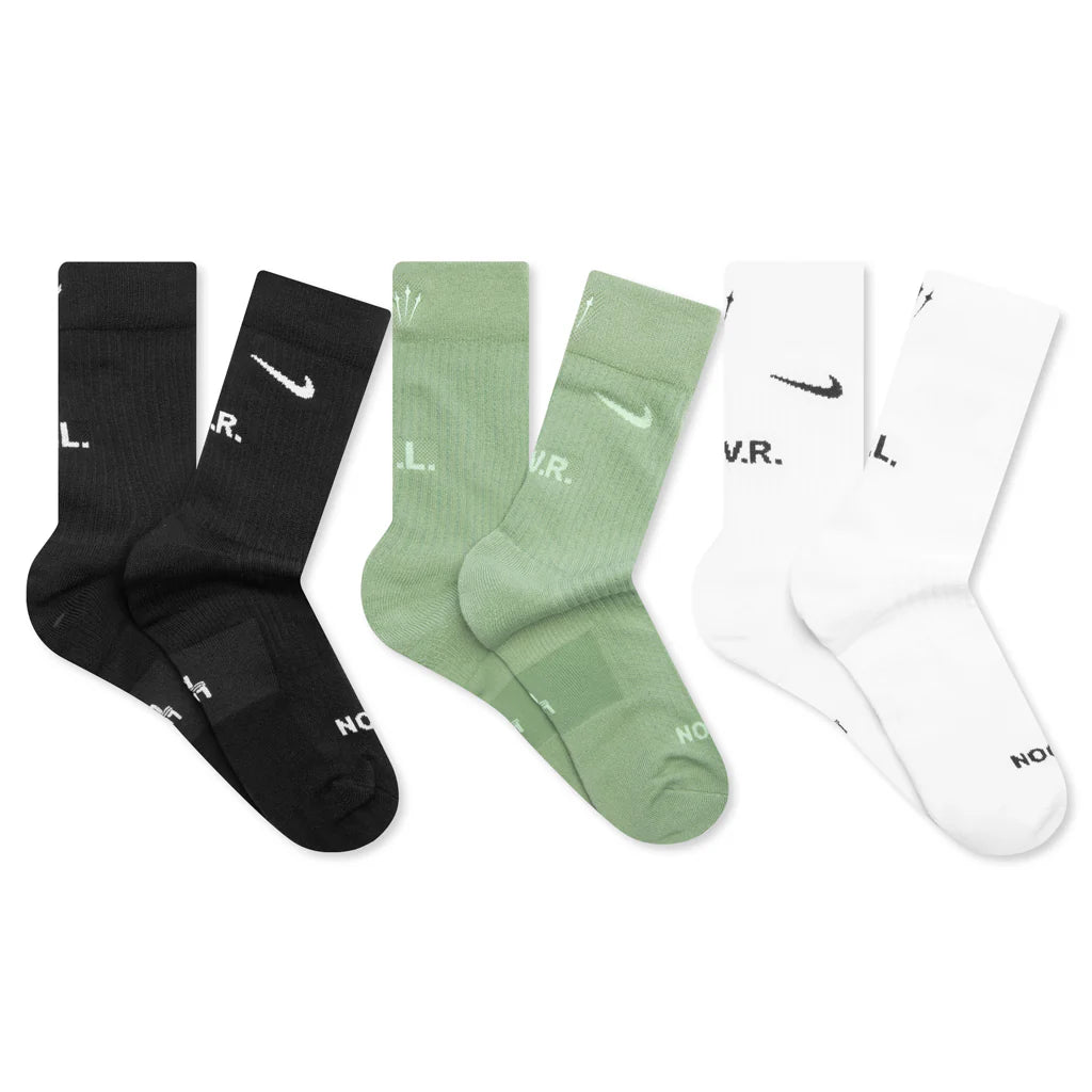 Nike x Nocta NRG SNKR Sox Crew 3PR Multi Color