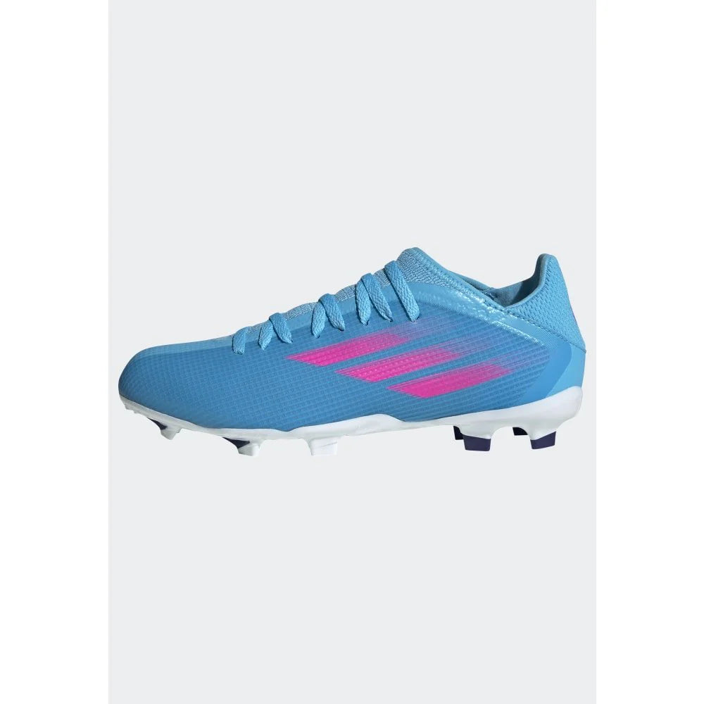 adidas Kids X Speedflow 3 FG J Firm Ground Boots Sky Rush Pink