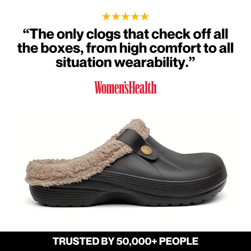Arlo Fuzzy Healthy Non Slip Comfort Clog Mules