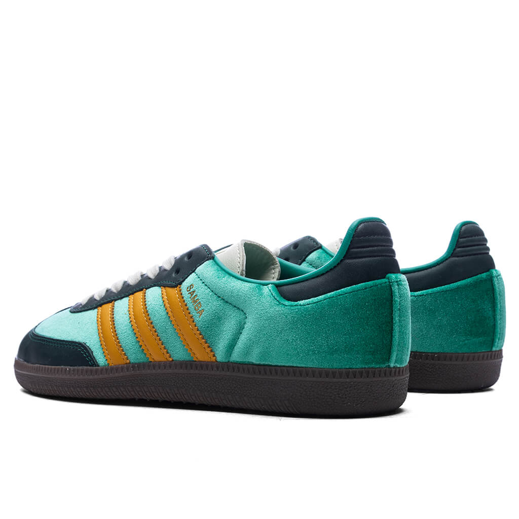 Womens Samba OG Court Green Preloved Yellow Collegiate Green