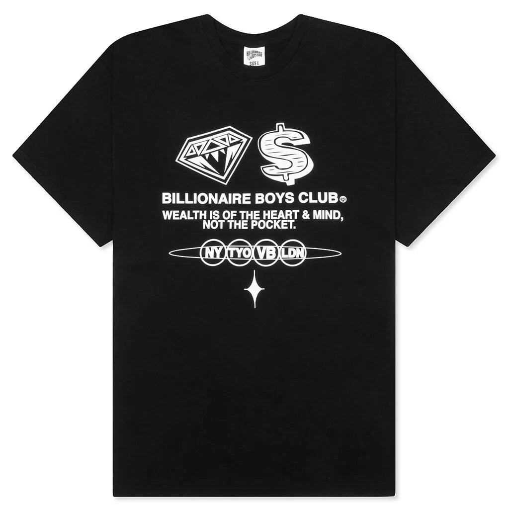 BB Wealth S S Tee Black
