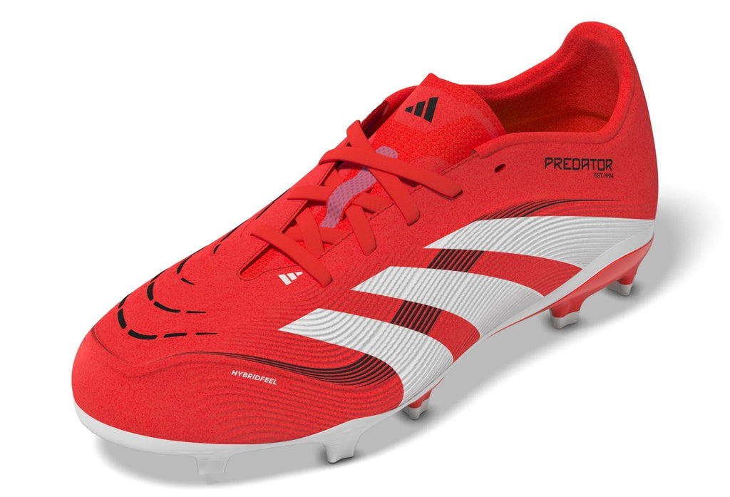 adidas Predator League Firm Multi Ground Boots Junior Red White