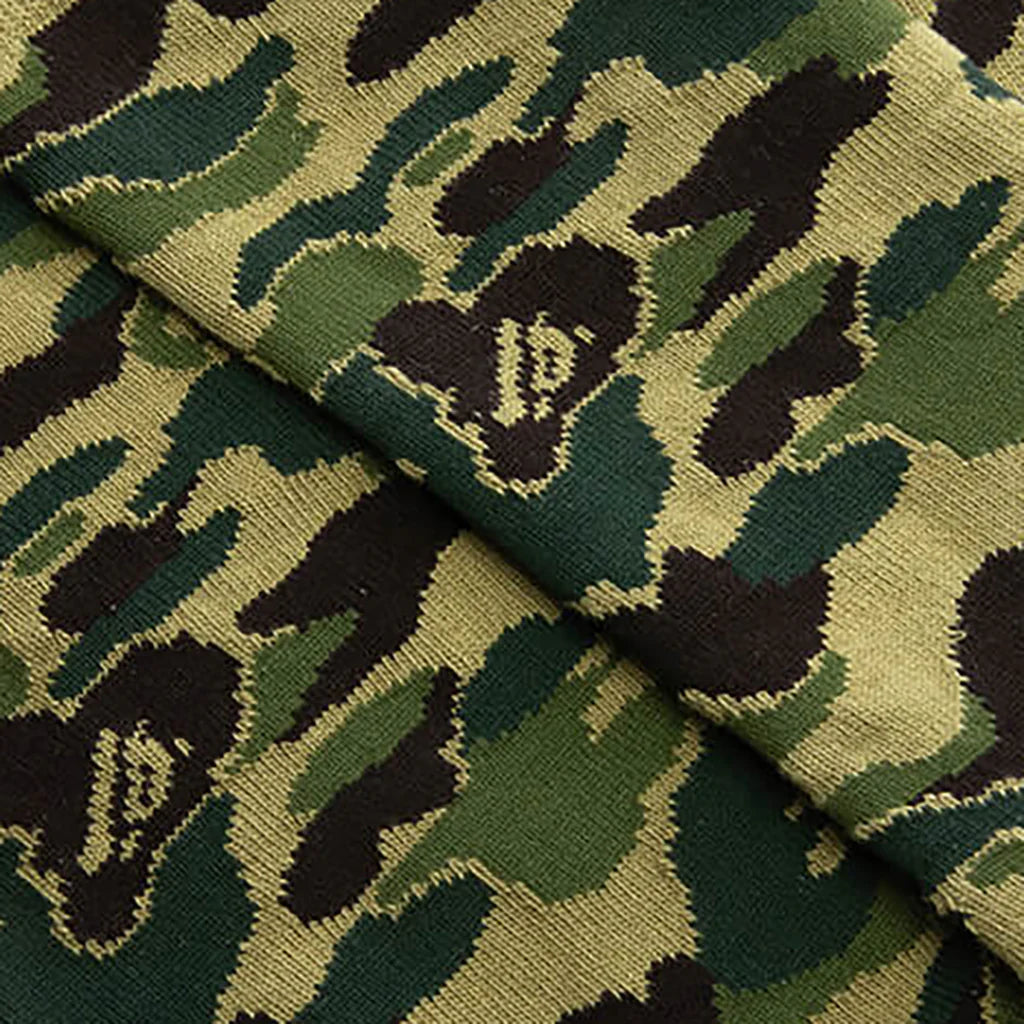 ABC Camo Jacquard Socks Green