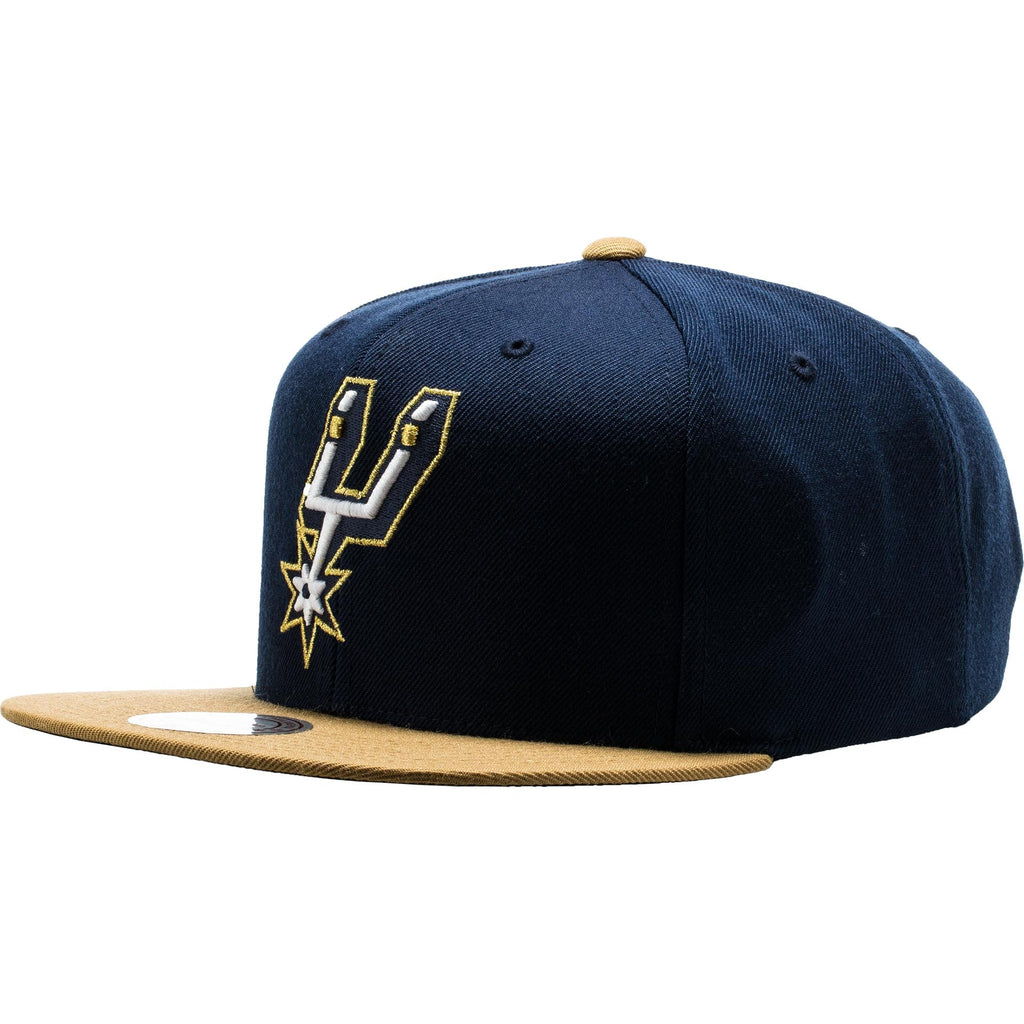 Spur Mens Snapback Navy Gold