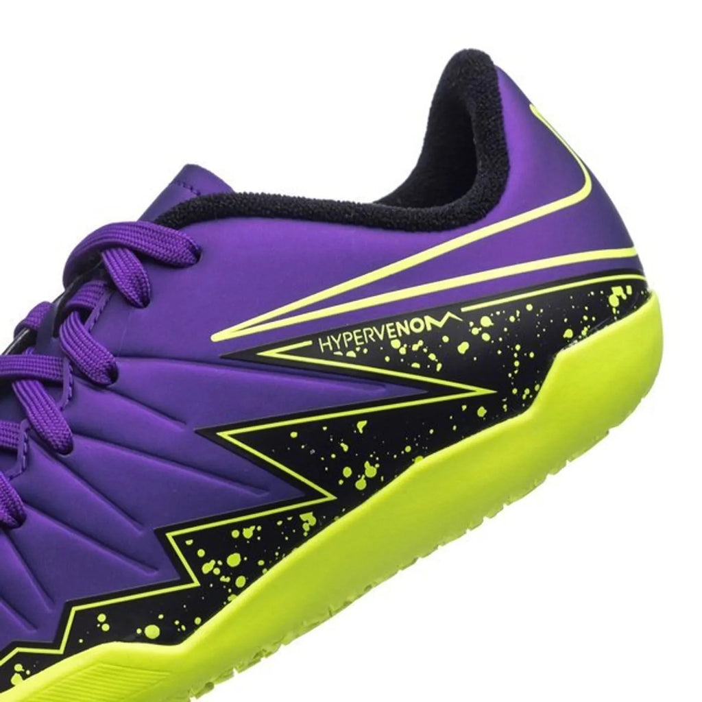 Nike JR HyperVenom Phelon II IC Indoor Shoes Hyper Grape Black
