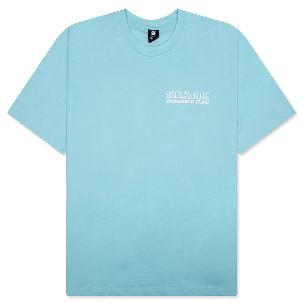 Members Club Tour Tee Light Blue