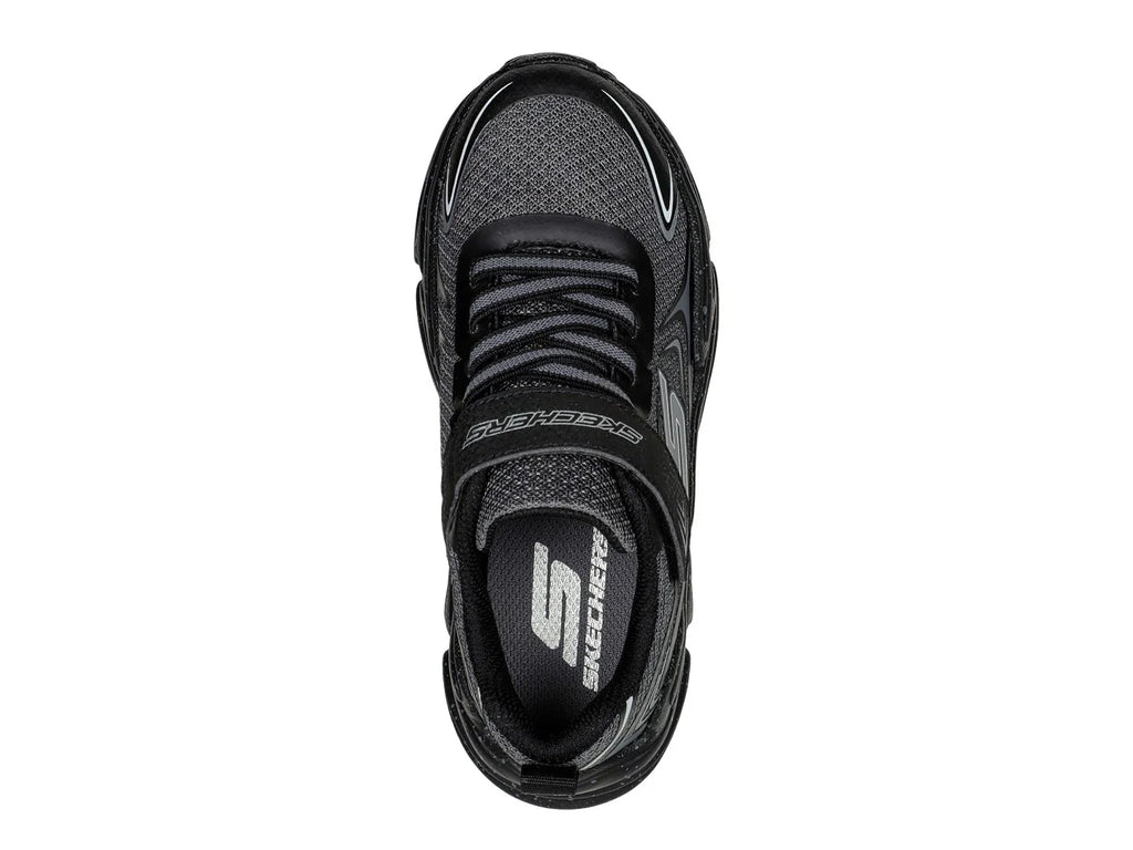 Tenis Skechers Wavetronic Gris y Negro para Niño