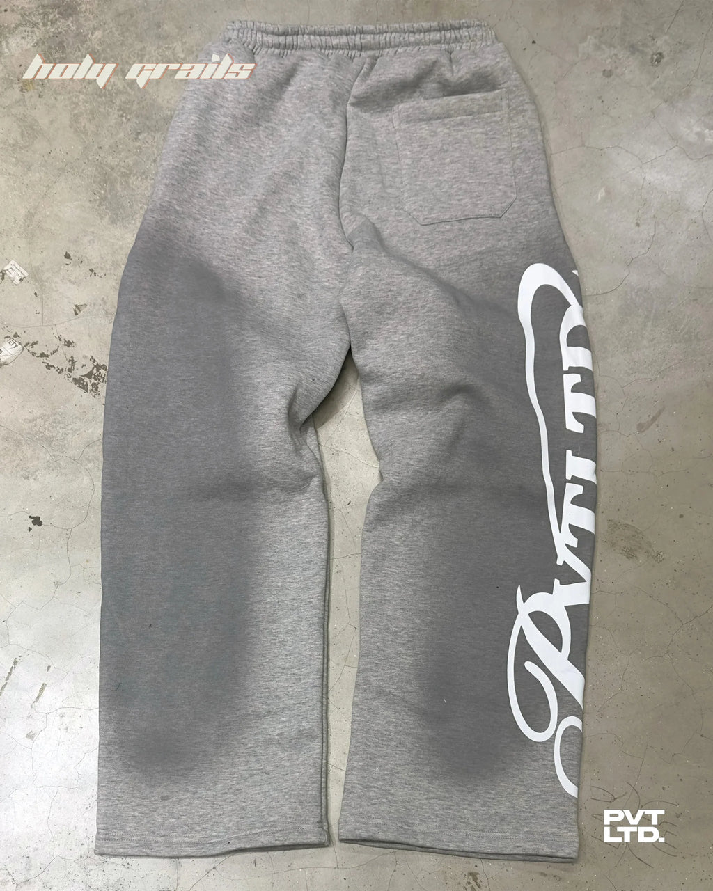 Pvt Grey Spray Track Pants HG x Pvt Ltd