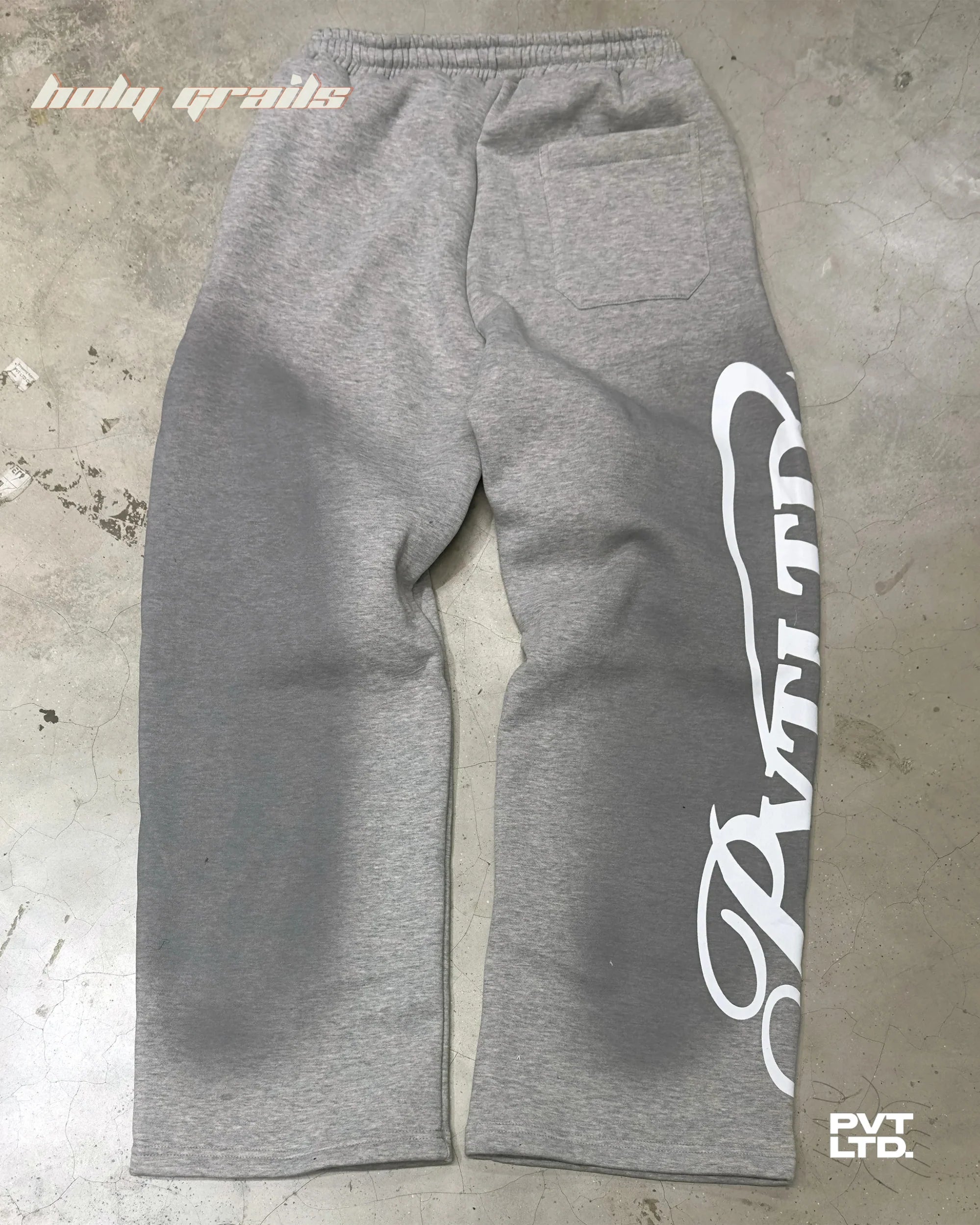 Pvt Grey Spray Track Pants HG x Pvt Ltd