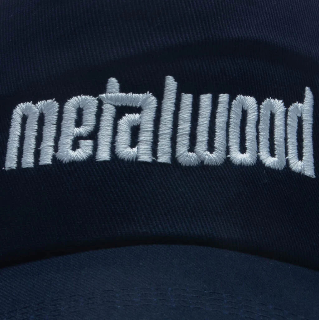 Metal Logo 5 Panel Hat Navy