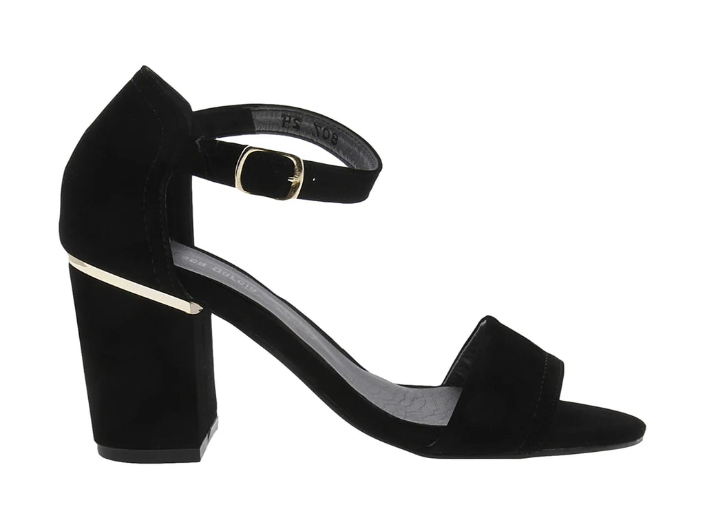 Sandalias Altas Melissa Garcia Negro para Mujer