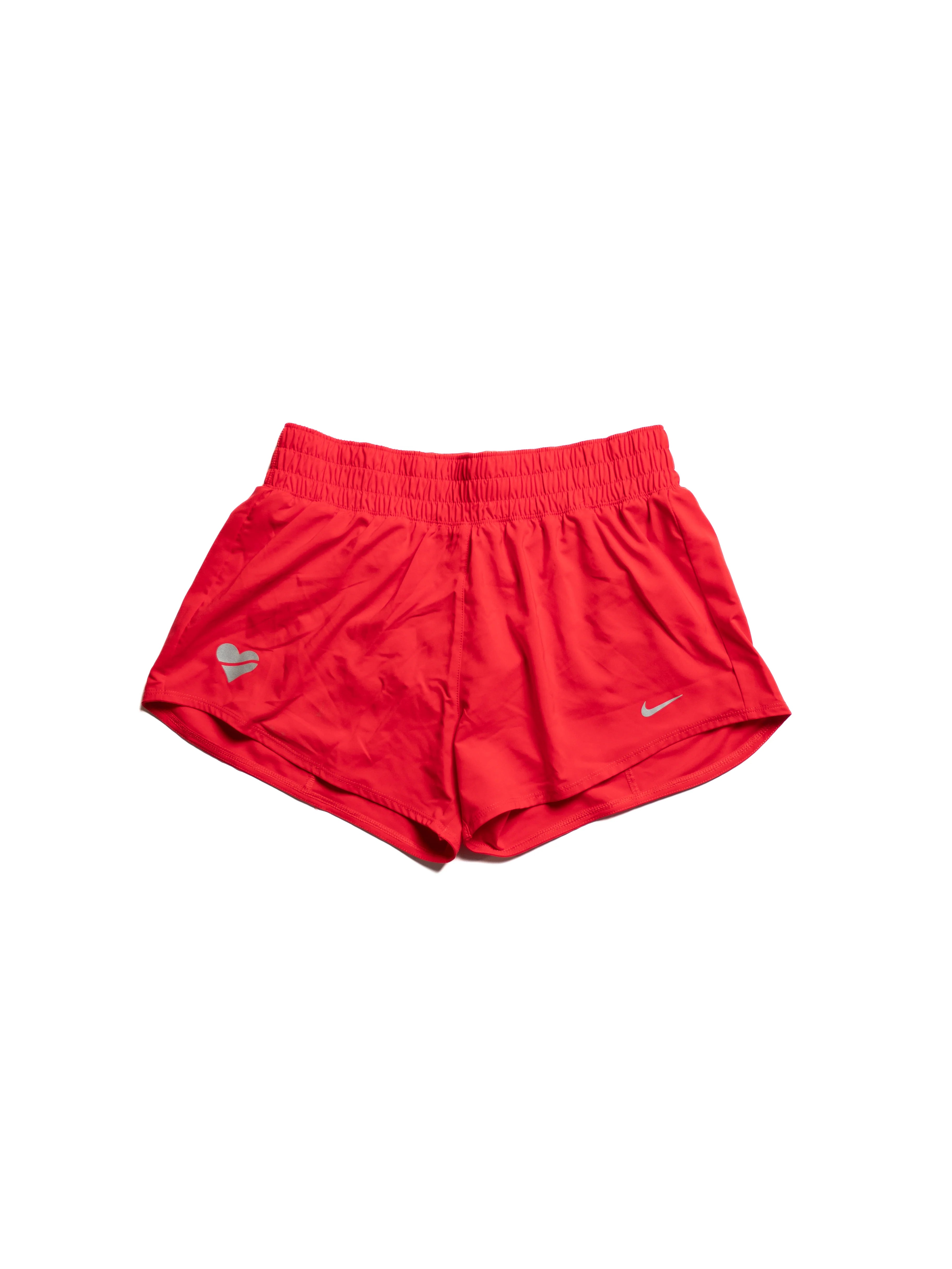 Nike Womens Dri FIT Mid Rise 3 Brief Lined Shorts
