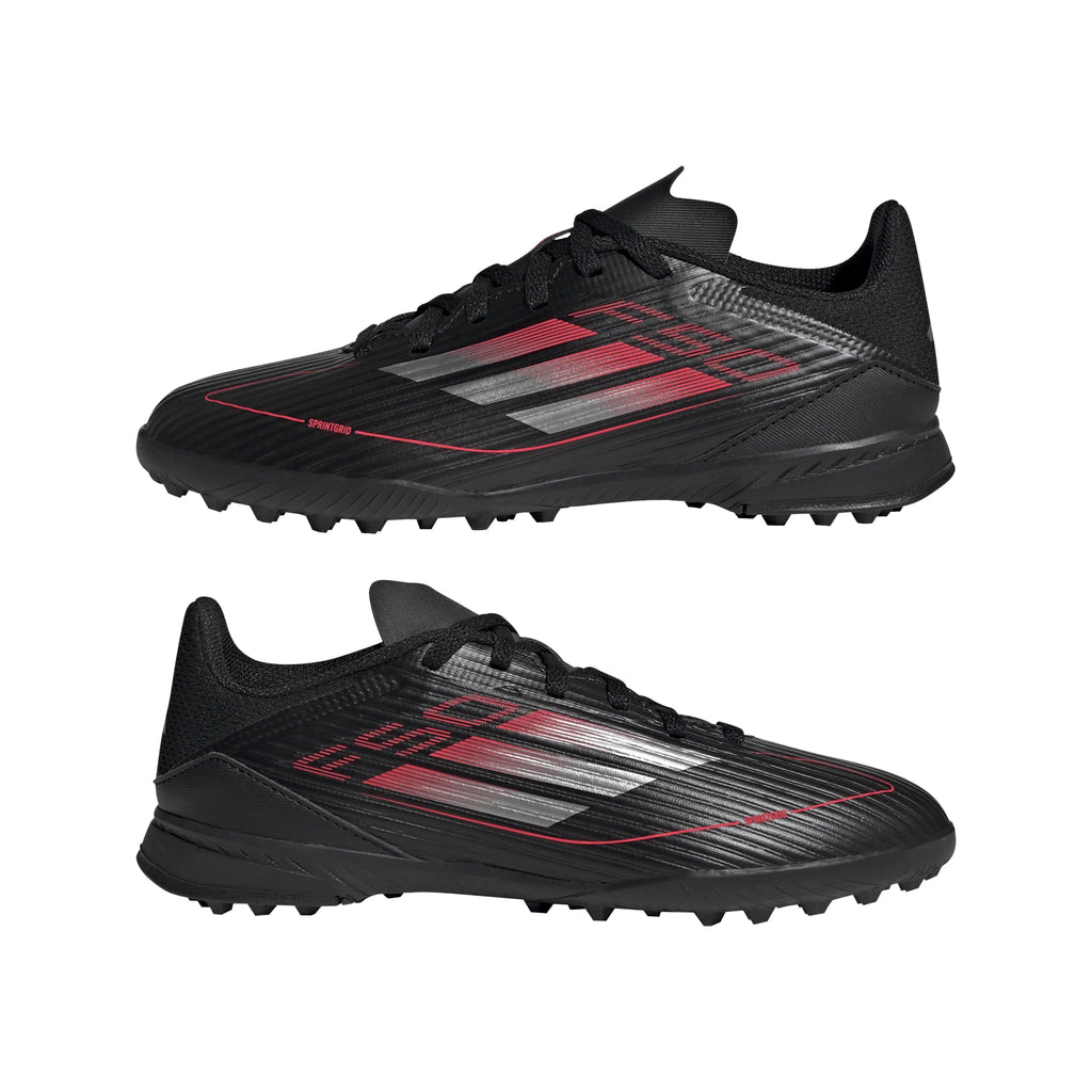 adidas F50 League Turf Kids Soccer Cleats Black Iron
