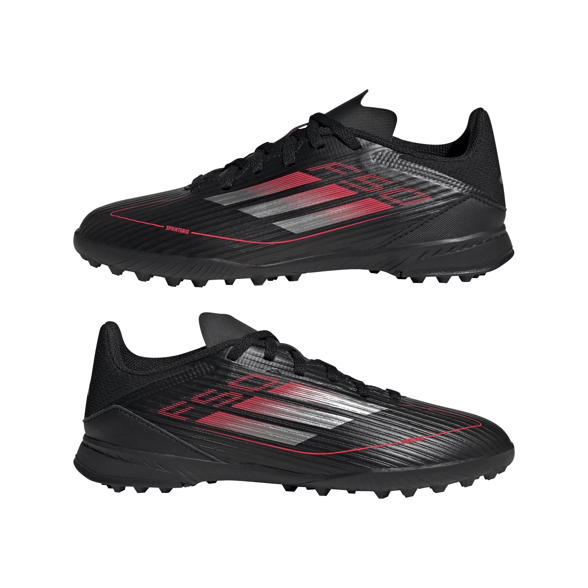 adidas F50 League Turf Kids Soccer Cleats Black Iron