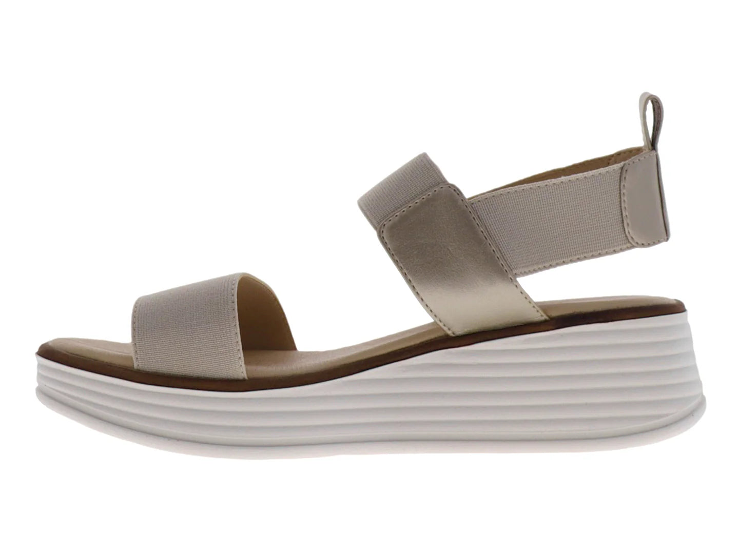 Sandalias Hispana Beige para Mujer